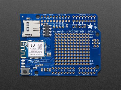 Adafruit WINC1500 WiFi Shield for Arduino.